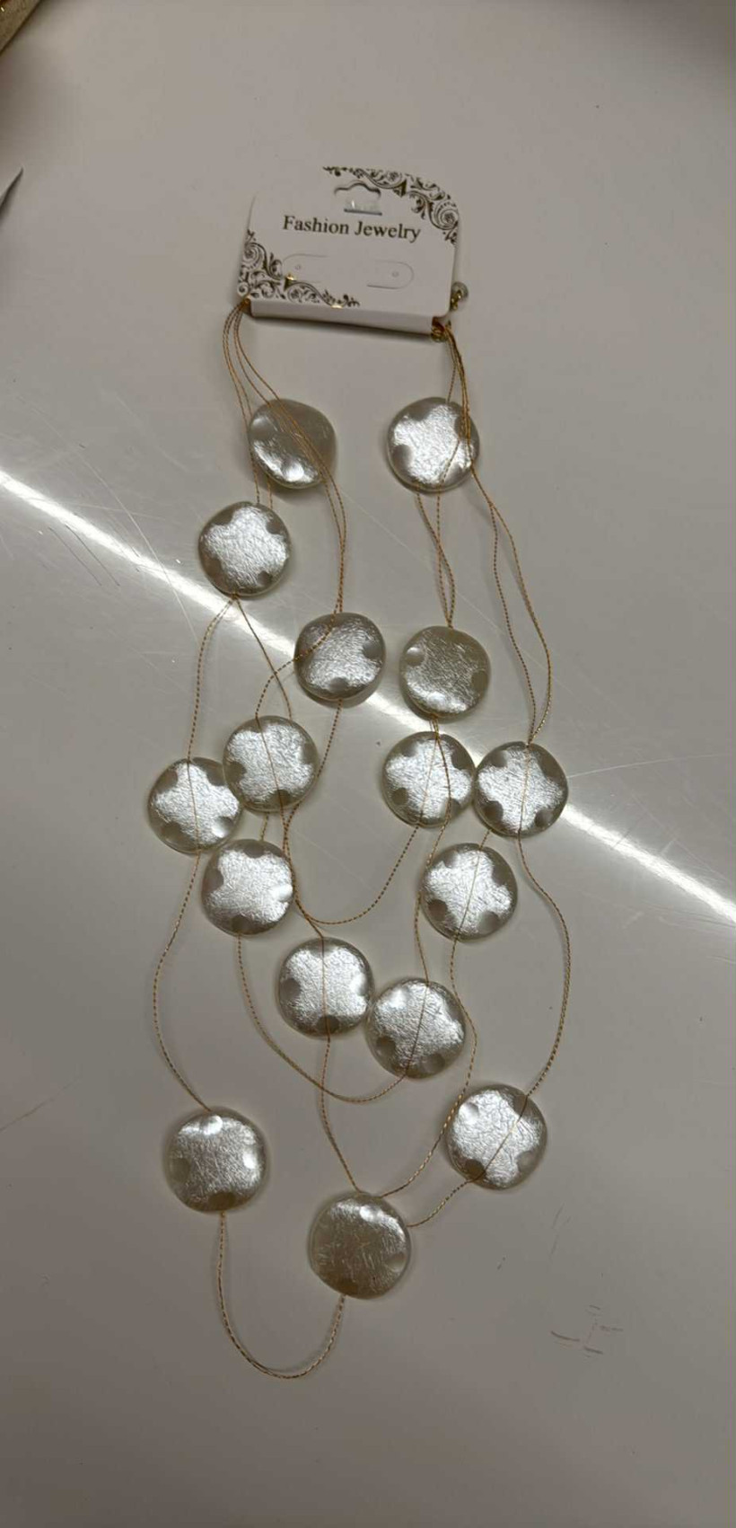 Italia nr 7 - Naszyjnik z perełek w talarki - 5110901