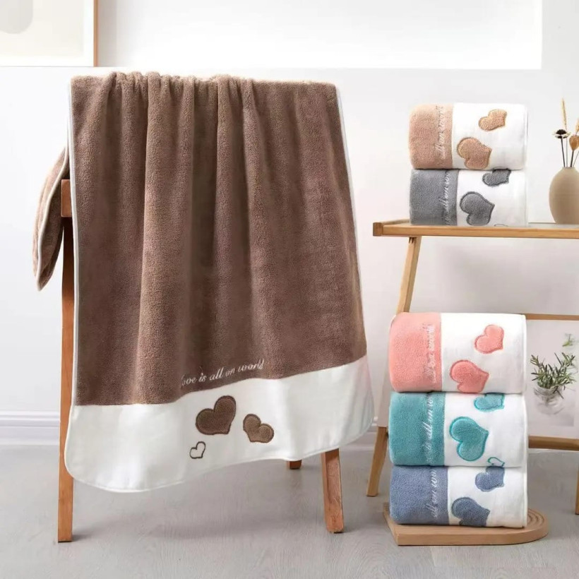 Ręcznik serce 50x100