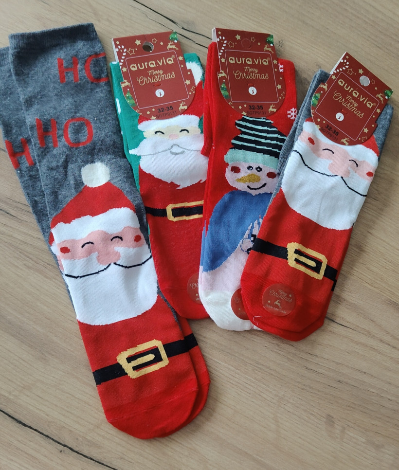 Podkolanówka świąteczna