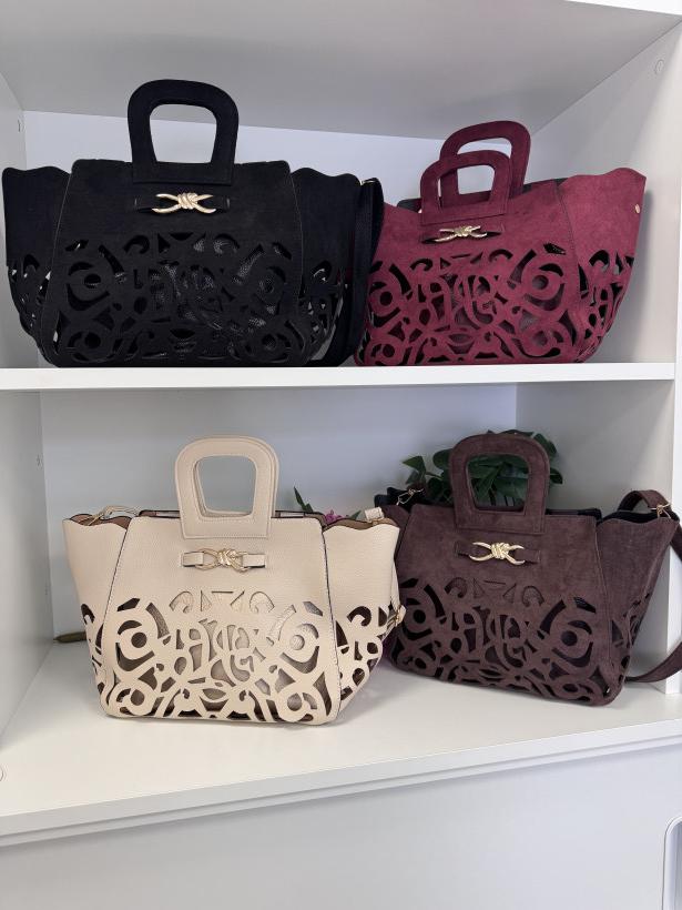 Torebka ażurowa  2w1 14121