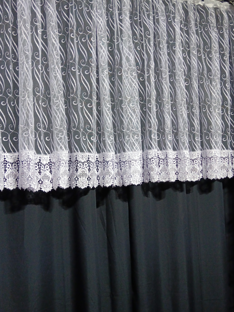 Firana gotowa siatka turecka 500x125cm