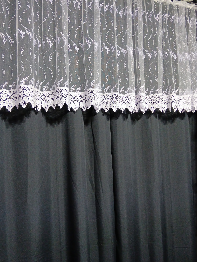 Firana gotowa siatka turecka 400x95cm