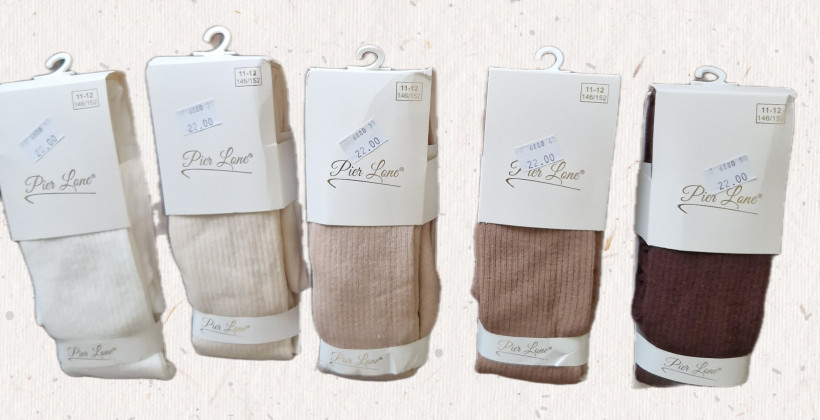 RAJSTOPY GŁADKIE 7-8 LAT (122/128)