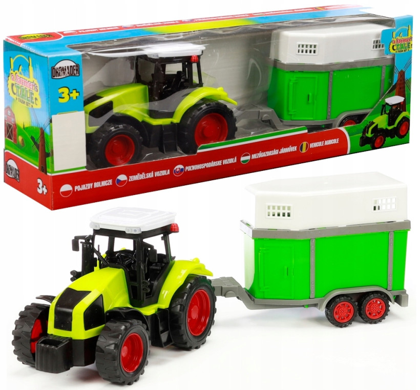 Traktor z Przyczepą – Interaktywny Pojazd dla Małych Farmerów!