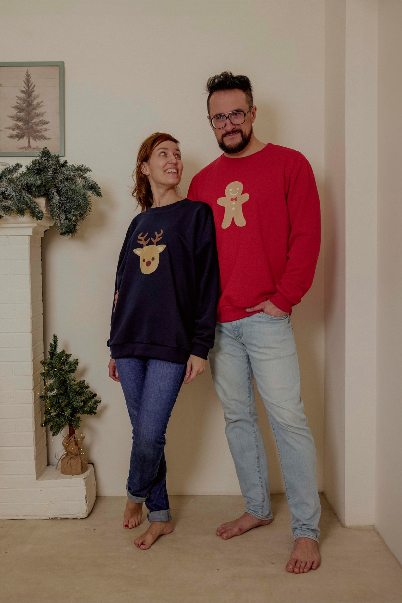 BLUZA CZERWONA CIASTEK TATA BOPOCO