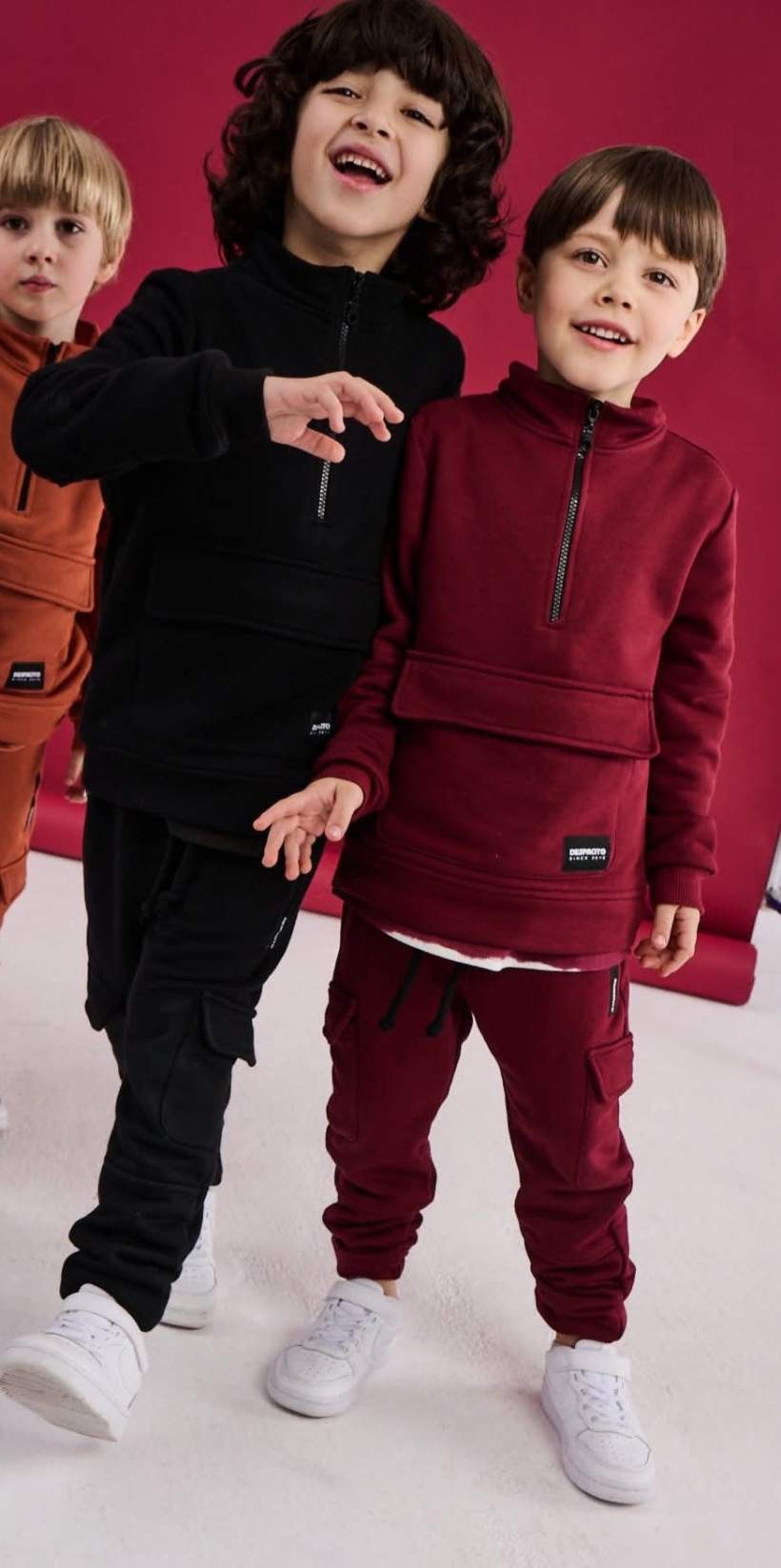 BLUZA STÓJKA BORDO DIAGONAL DESPACITO