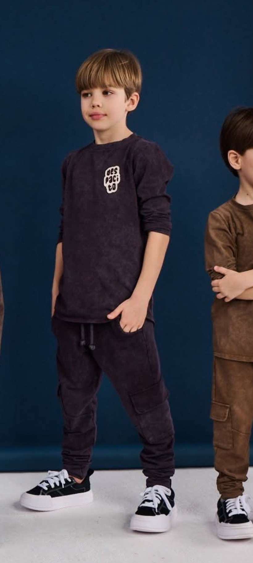 SPODNIE CARGO ACID VINTAGE ŚLIWKA DESPACITO