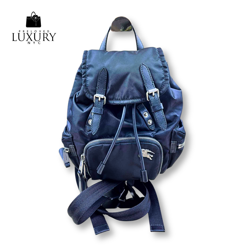 BURBERRY Nylon Backpack, Black