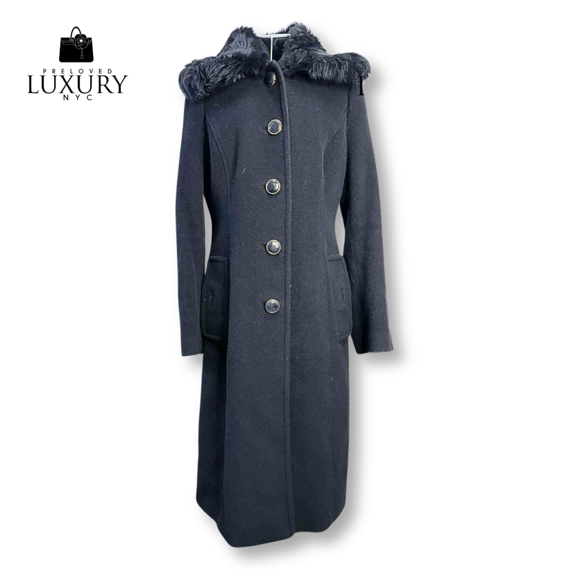 TORY BURCH Long Coat Notation Size: 4