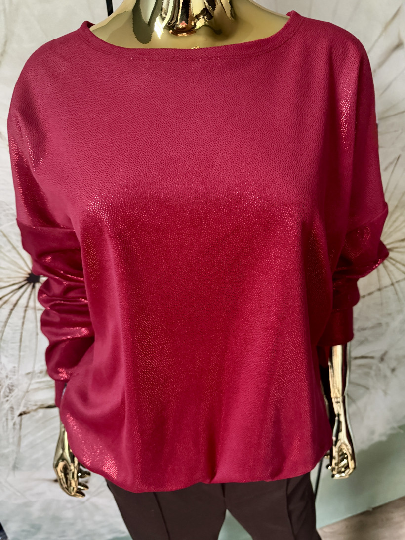 Bluzka z elektem wężowej skórki  Minouu