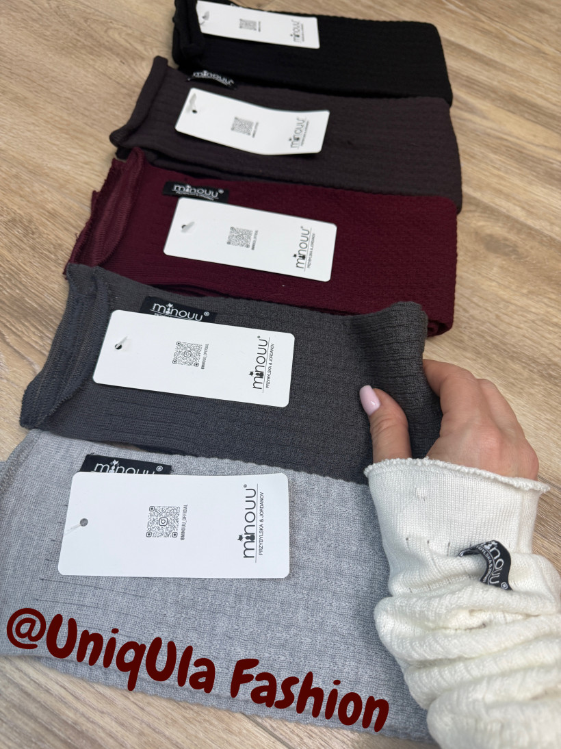 Ocieplacze warkoczykowe Minouu