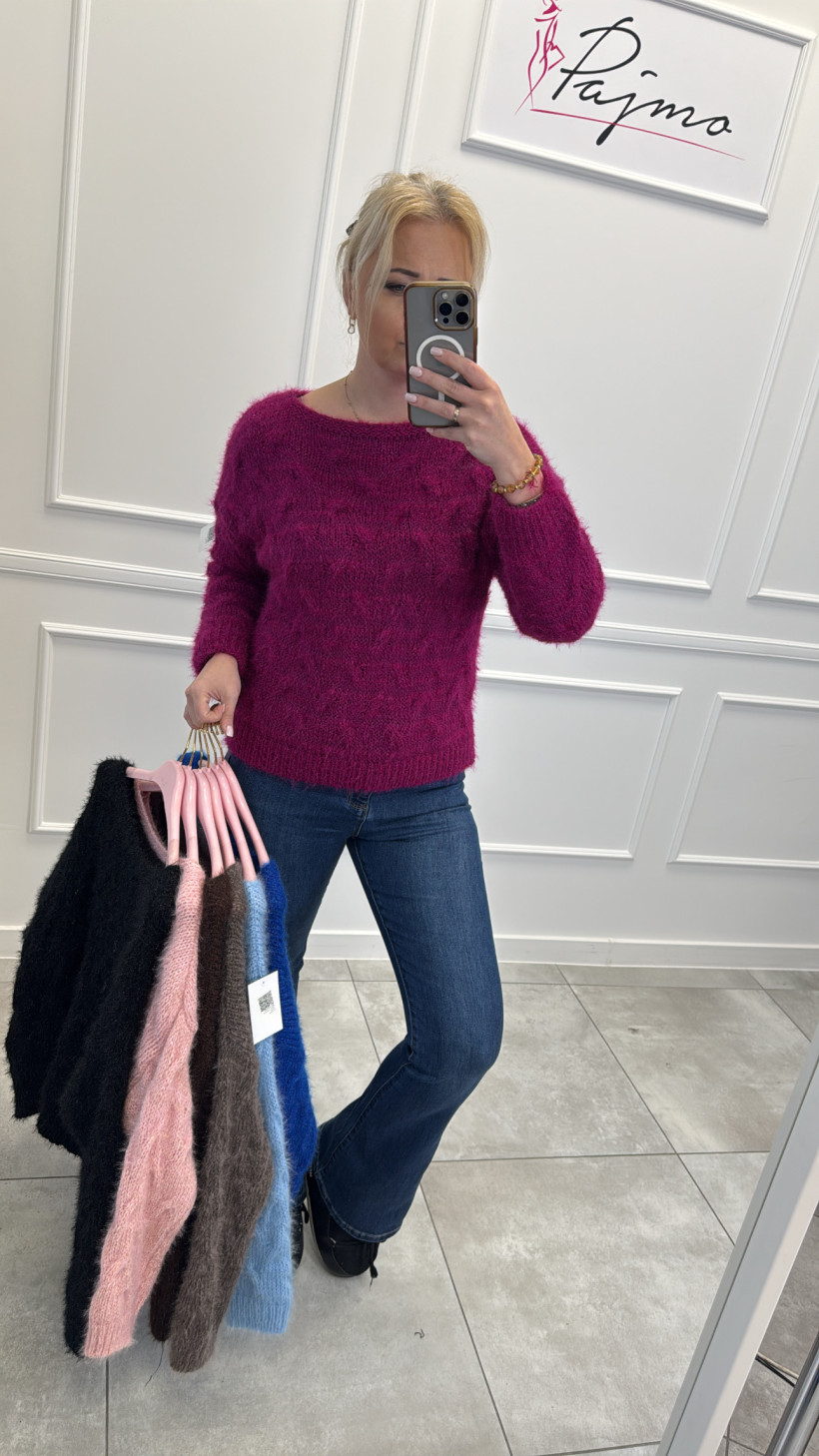 Sweter warkocze 14139