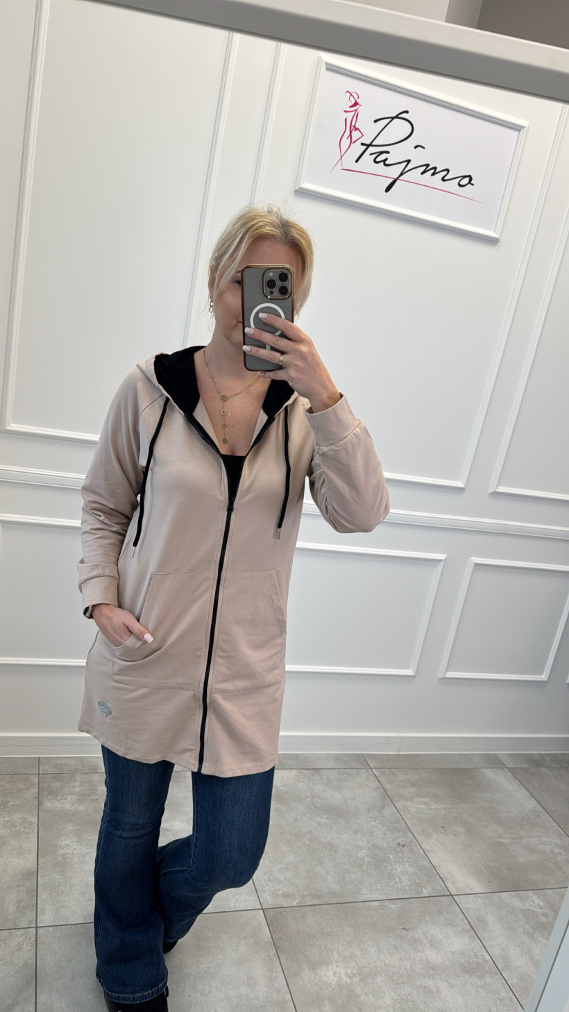 Bluza dłuższa zamek 14140