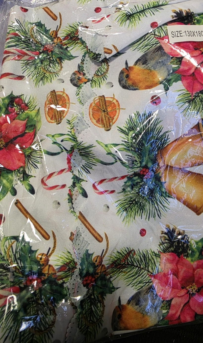 Obrus świąteczny 130x180cm 