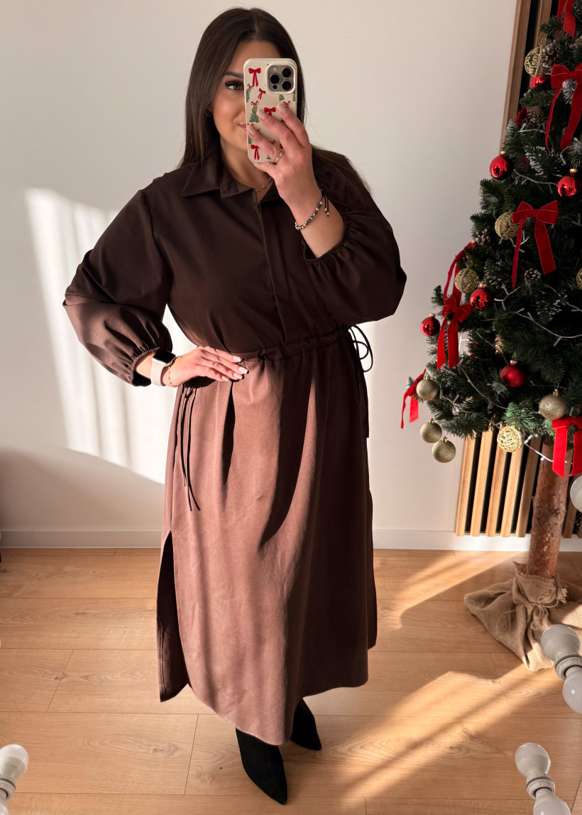 Sukienka czekoladowa LOVLY