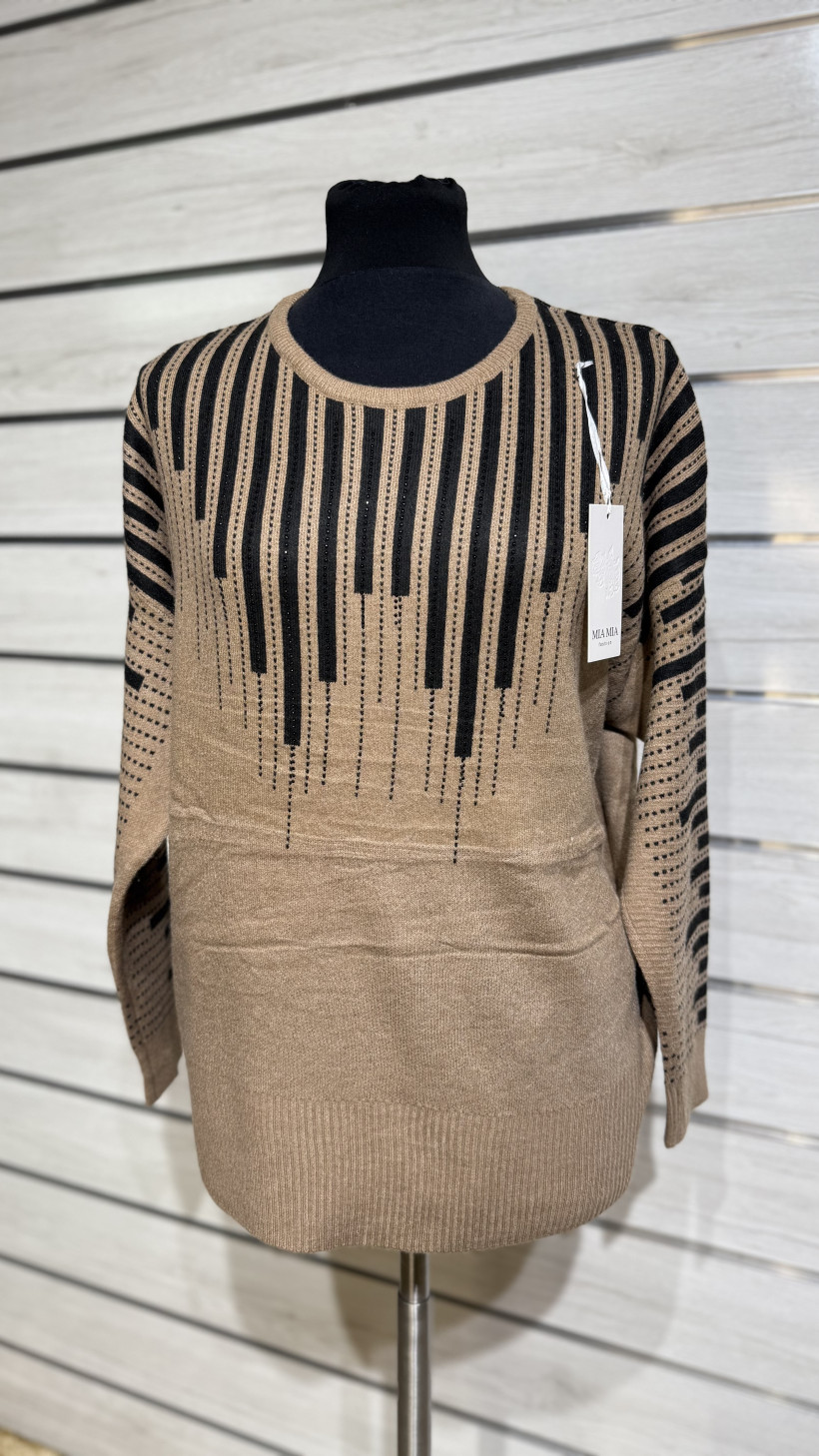 CAMISOLA MALHA RISCAS VERTICAIS