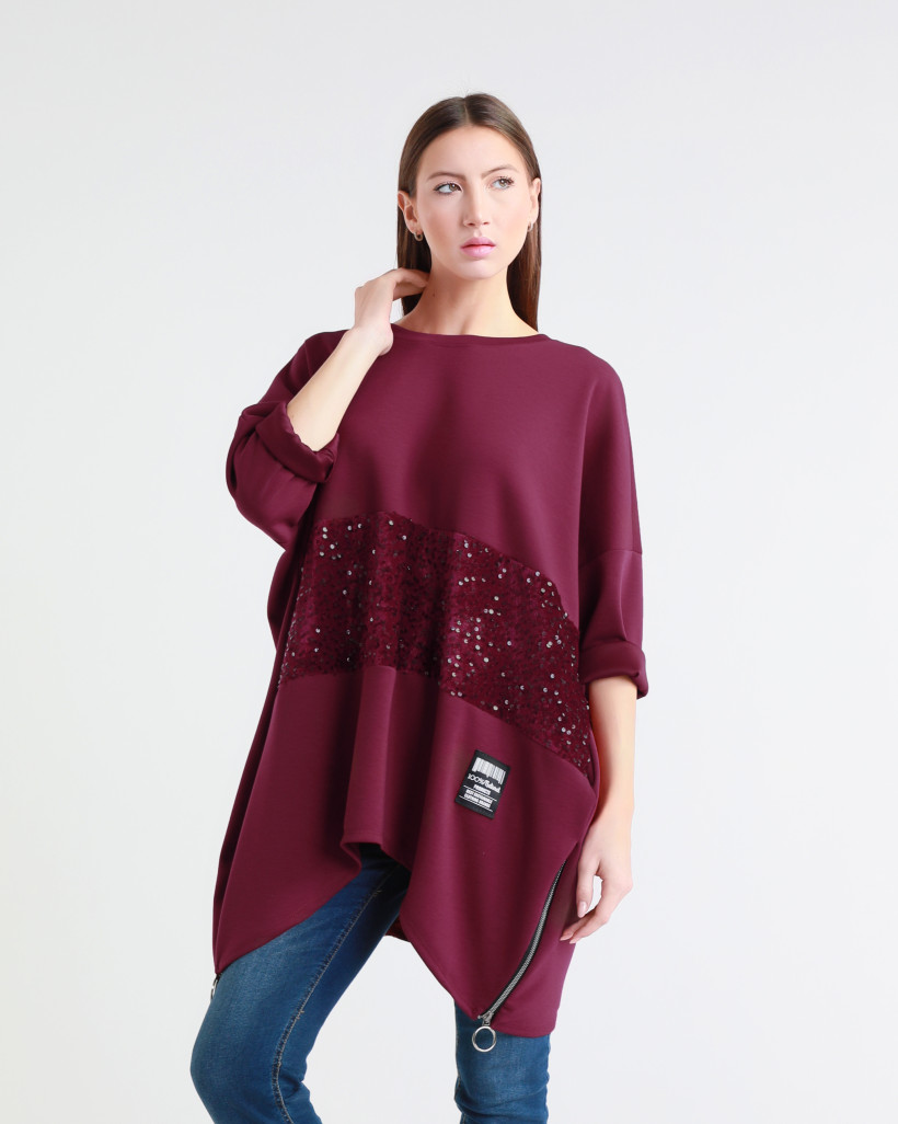 Tunika mit Pailletten 