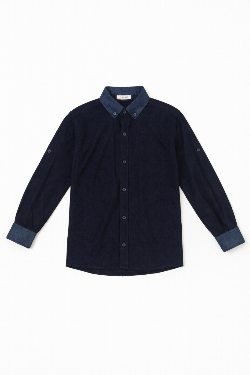 Koszula chłopięca KOCAK -GRANAT