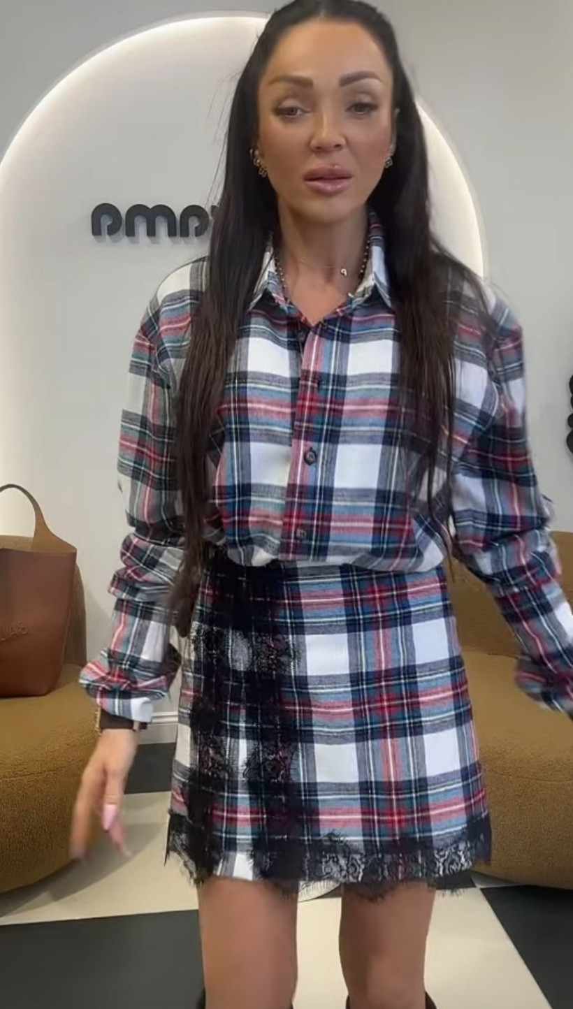 SPÓDNICZKA MULTIKOLOR ZLOTA NITKA LADY DRAMA