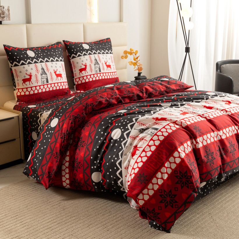 Pościel 160x200cm 4 częściowa 100% mikrofibra AML-3221