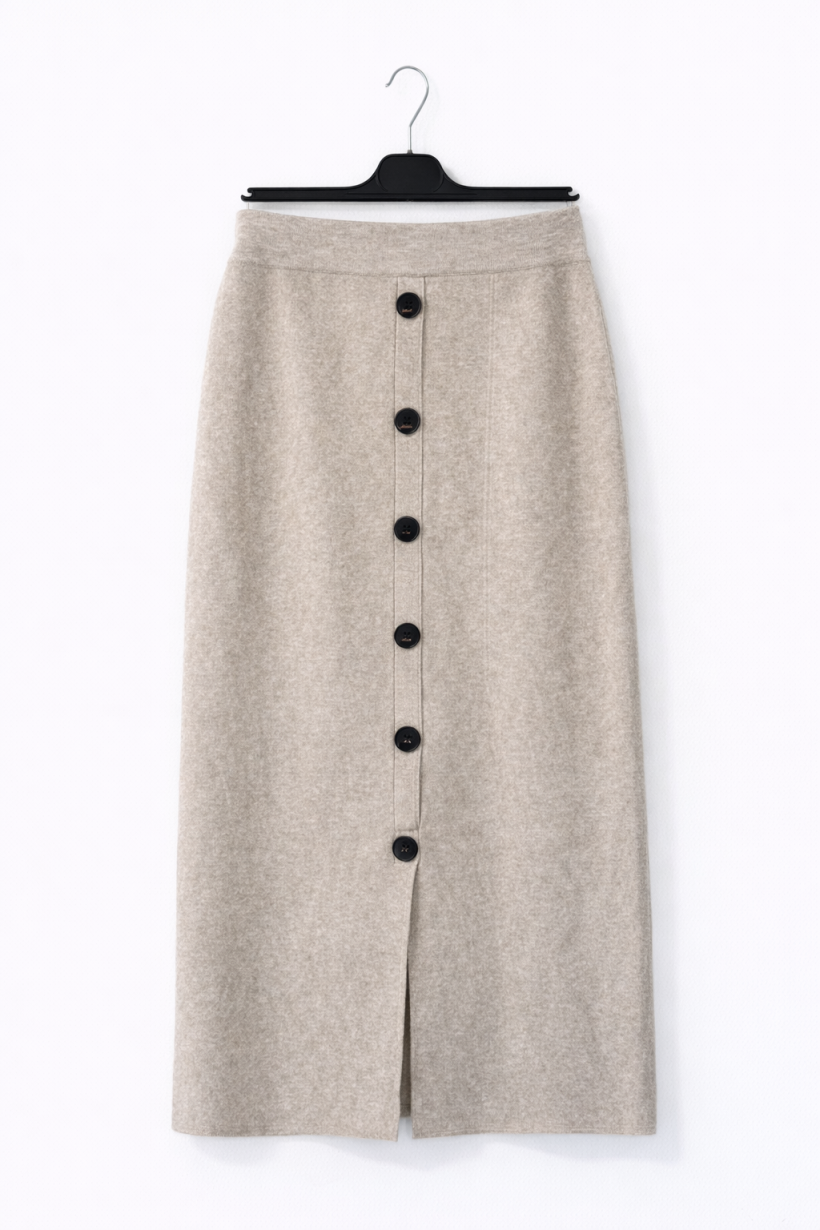 Spódnica dzianina guziki 1895