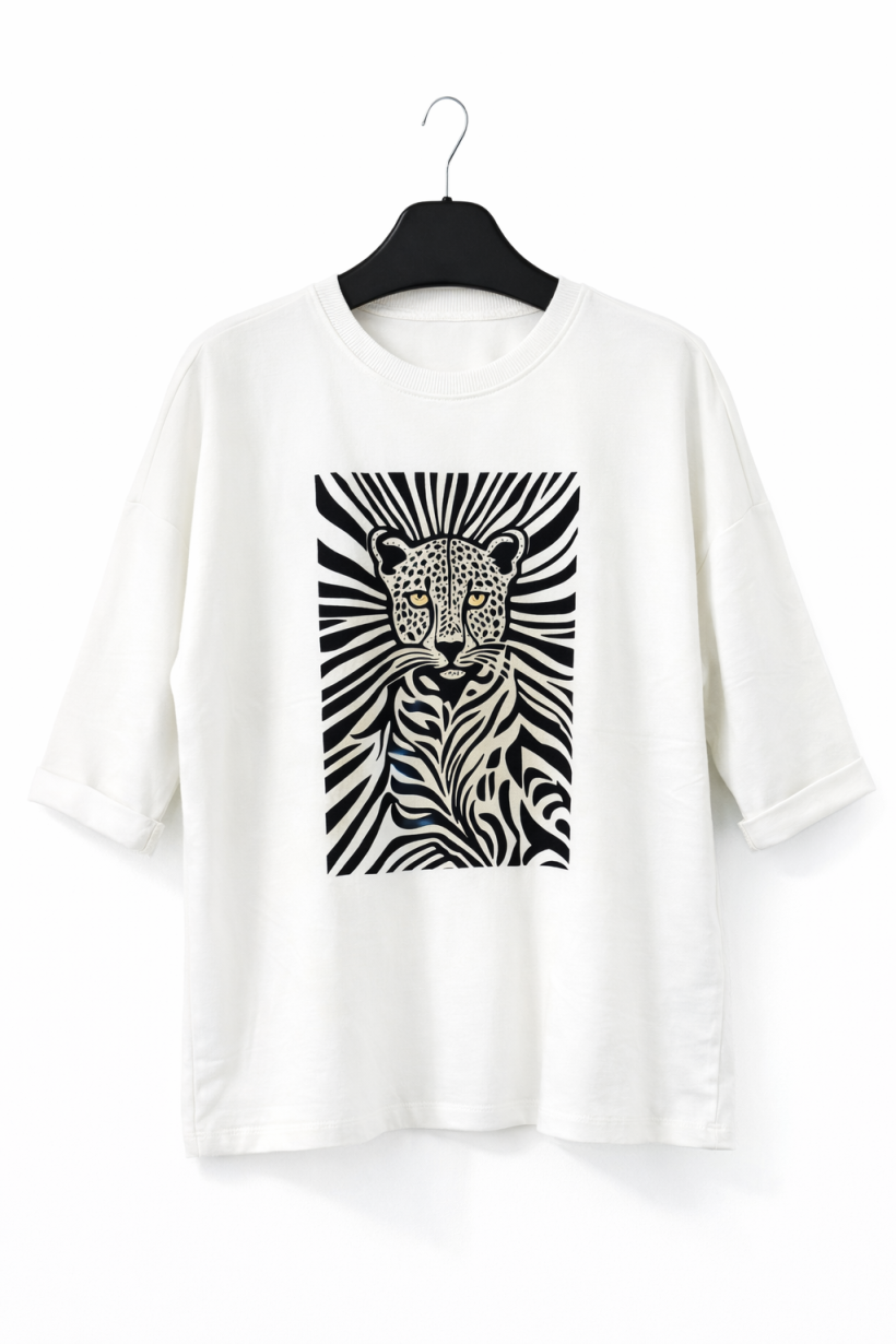 Bluzka tygrys biała 1892