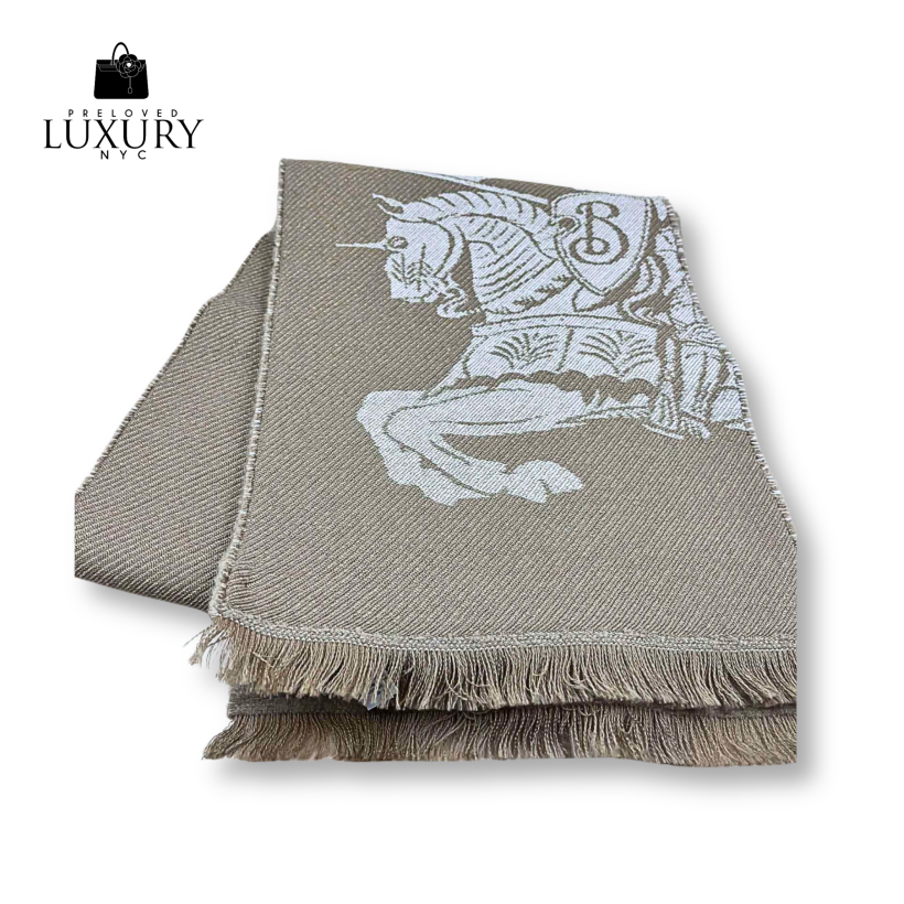 BURBERRY Alpaca and Wool Scarf