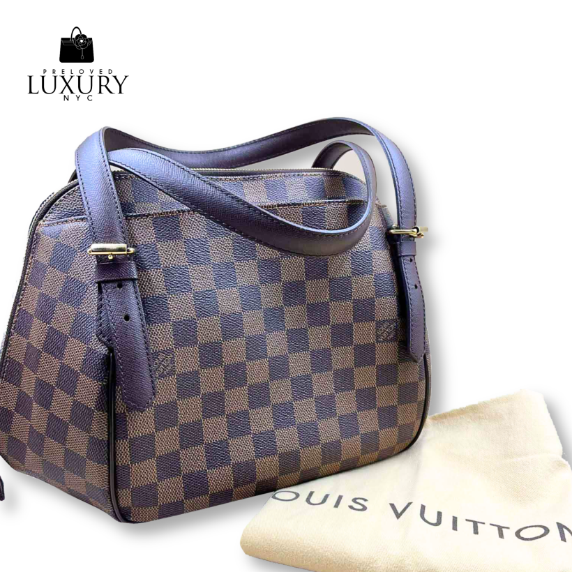 LOUIS VUITTON Damier Canvas Belem MM Bag