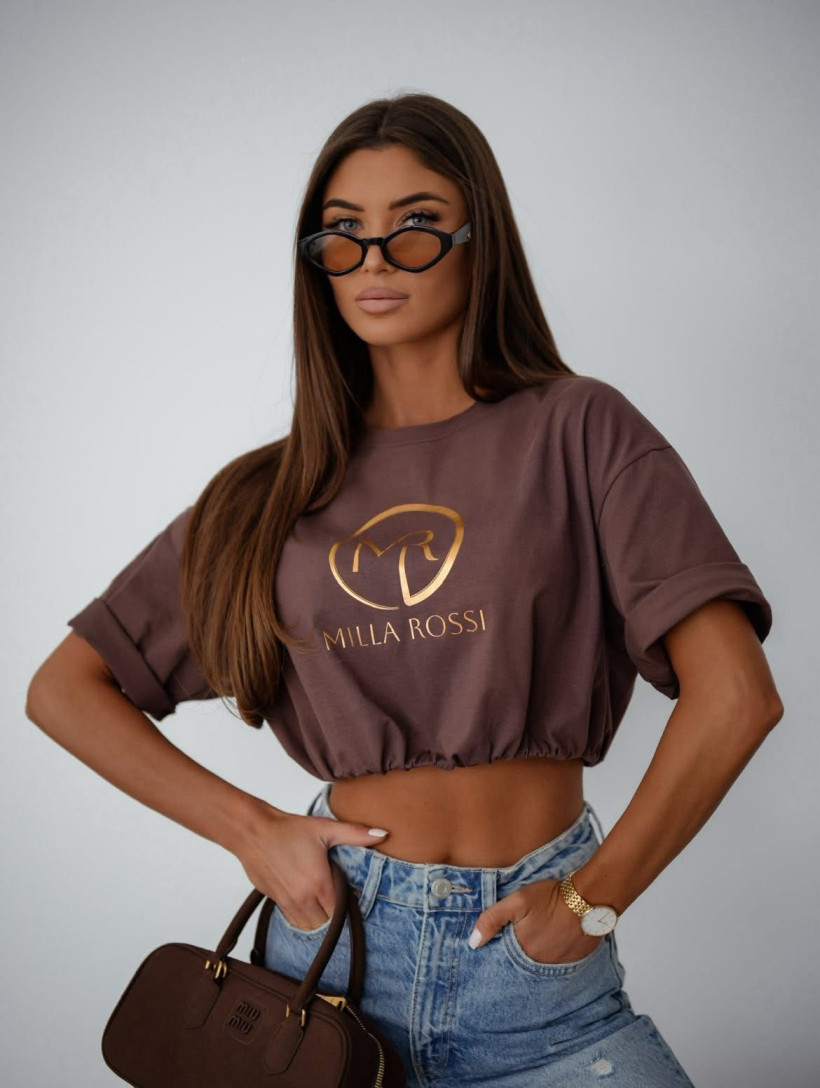 Koszulka milla Rossi -czekolada