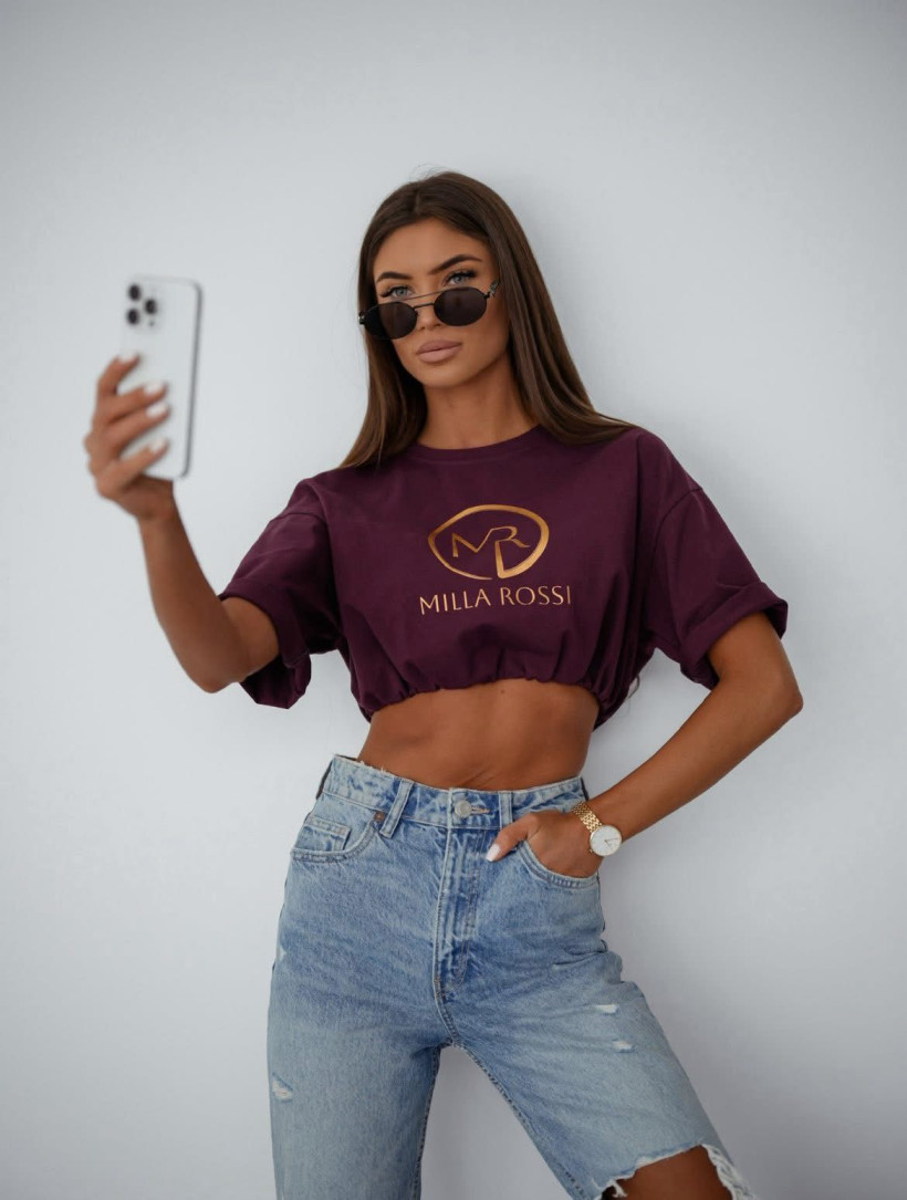Koszulka milla Rossi Śliwka