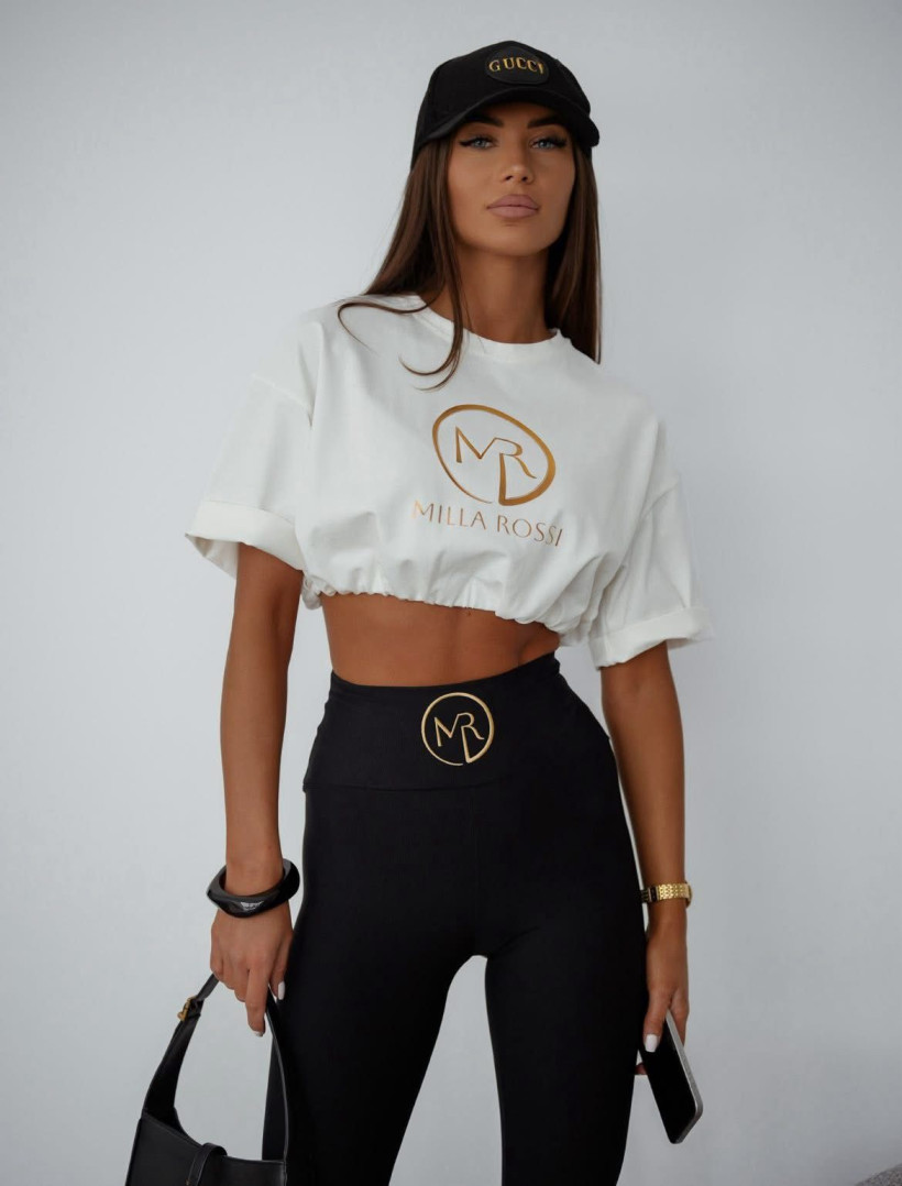 Legginsy czarne Milla Rossi