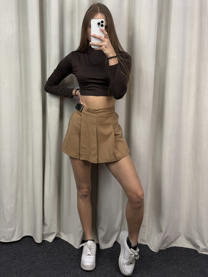 Spódniczko spodenki z paskiem