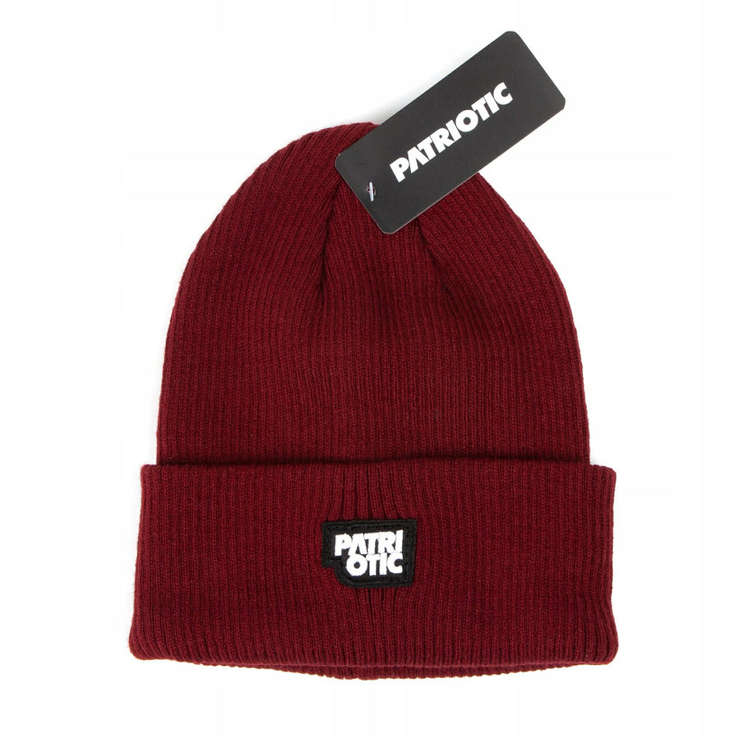 Czapka ciepła marki Patriotic bordowa