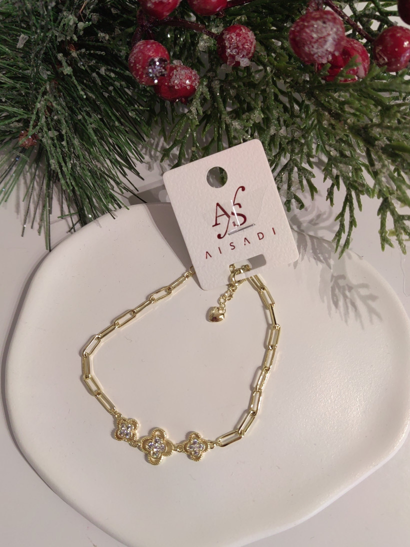 bransoletka z 3 lilijkami 