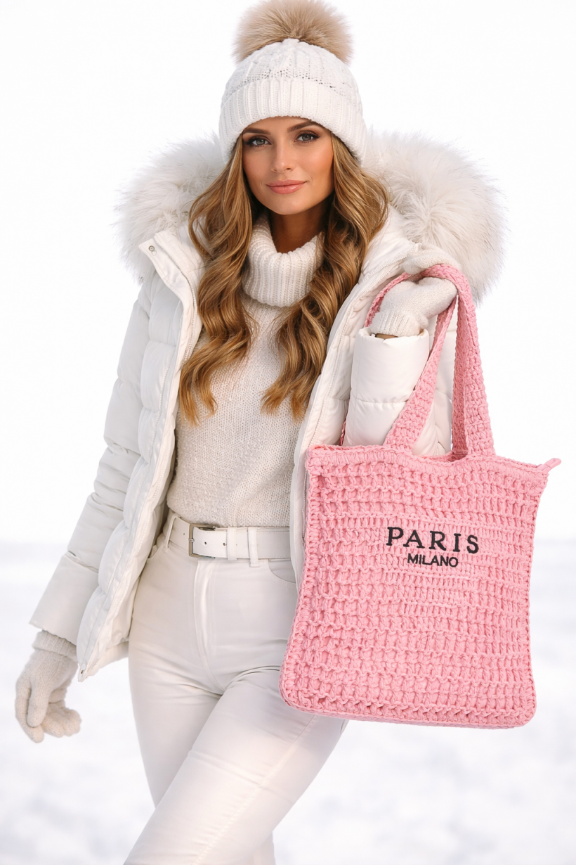 TOREBKA PARIS MILANO SŁOMIANA