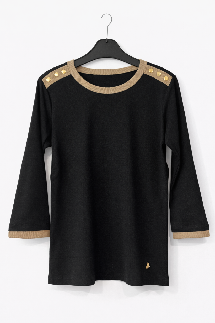 Bluzka nap czarna megi 1900