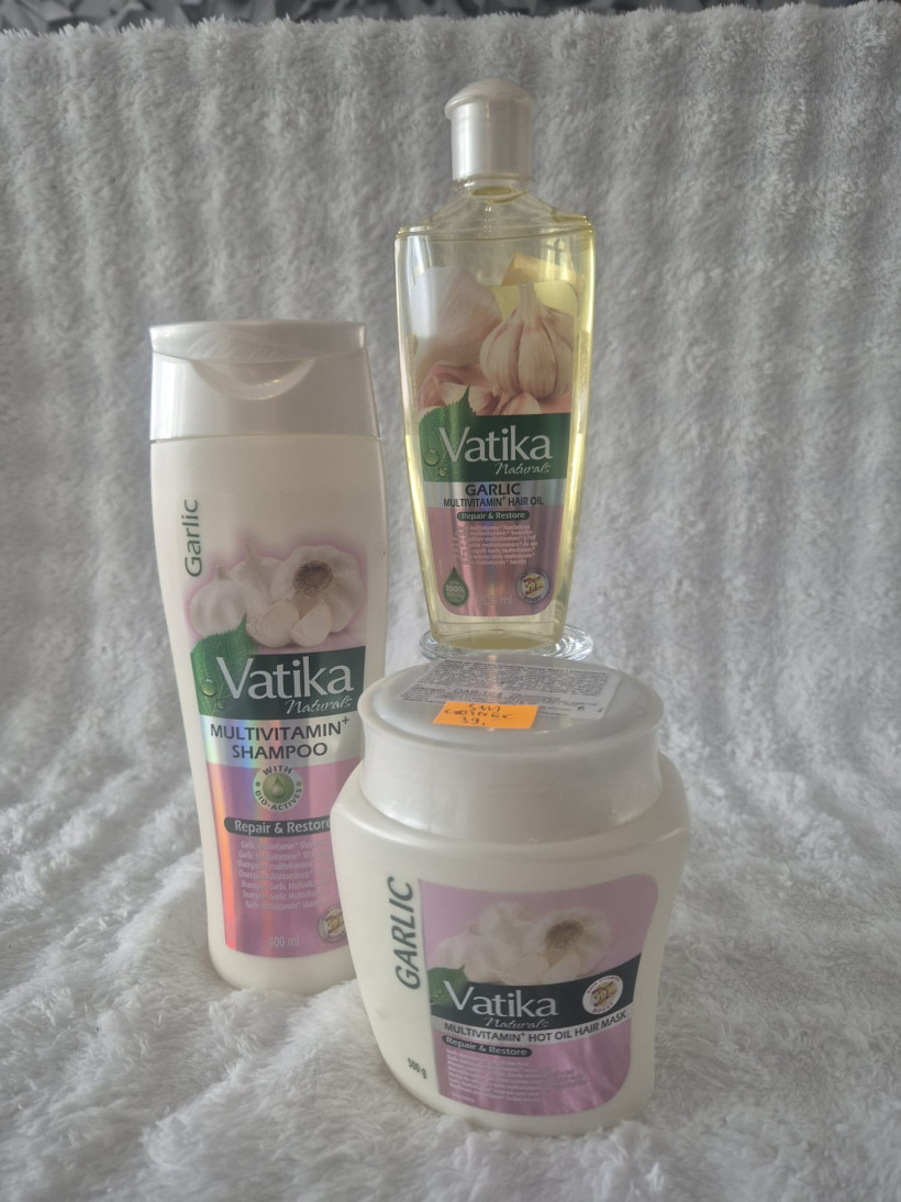 Zestaw do włosów Vatika z czosnkiem