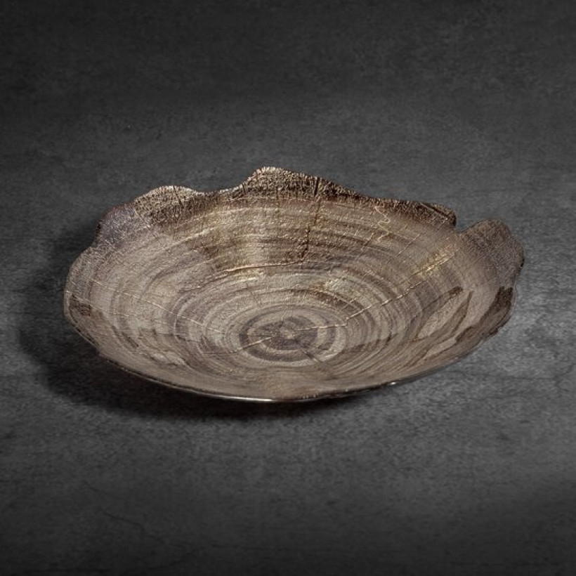 Misa brązowa wypukła wycięte brzegi cs/pari/misa/02 30x28x6