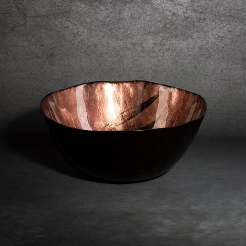 Misa mała czarno brązowa cs/pati/misa/03 16x15x6