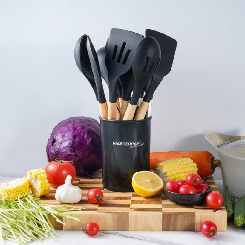 Zestaw przyborów silikonowych 12 elementów - MP-6104