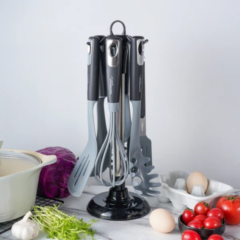 Zestaw przyborów silikonowych 7-częściowy - MP-6102