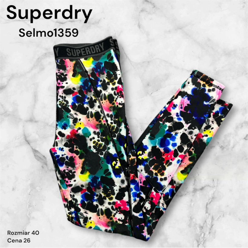 1359.Leginsy SuperDry rozm.40