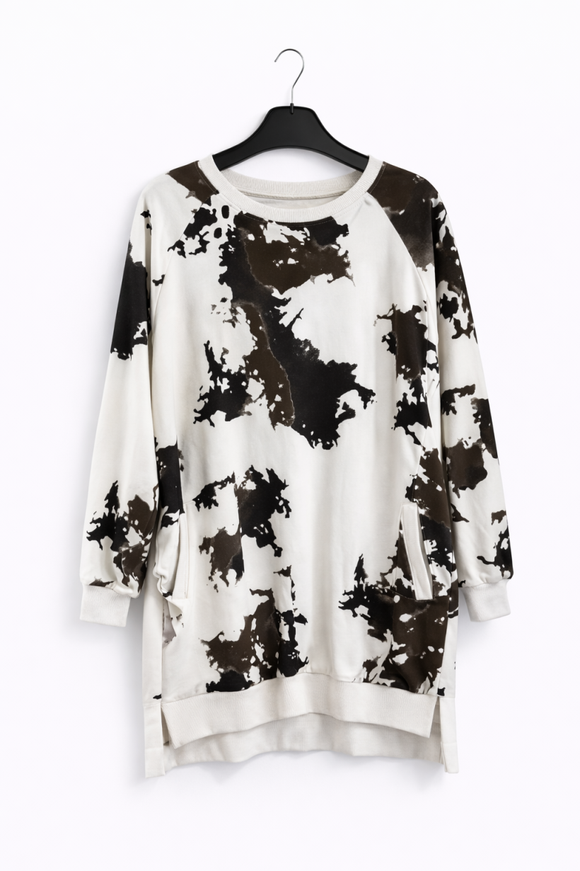 Bluza kleks megi biała 1900