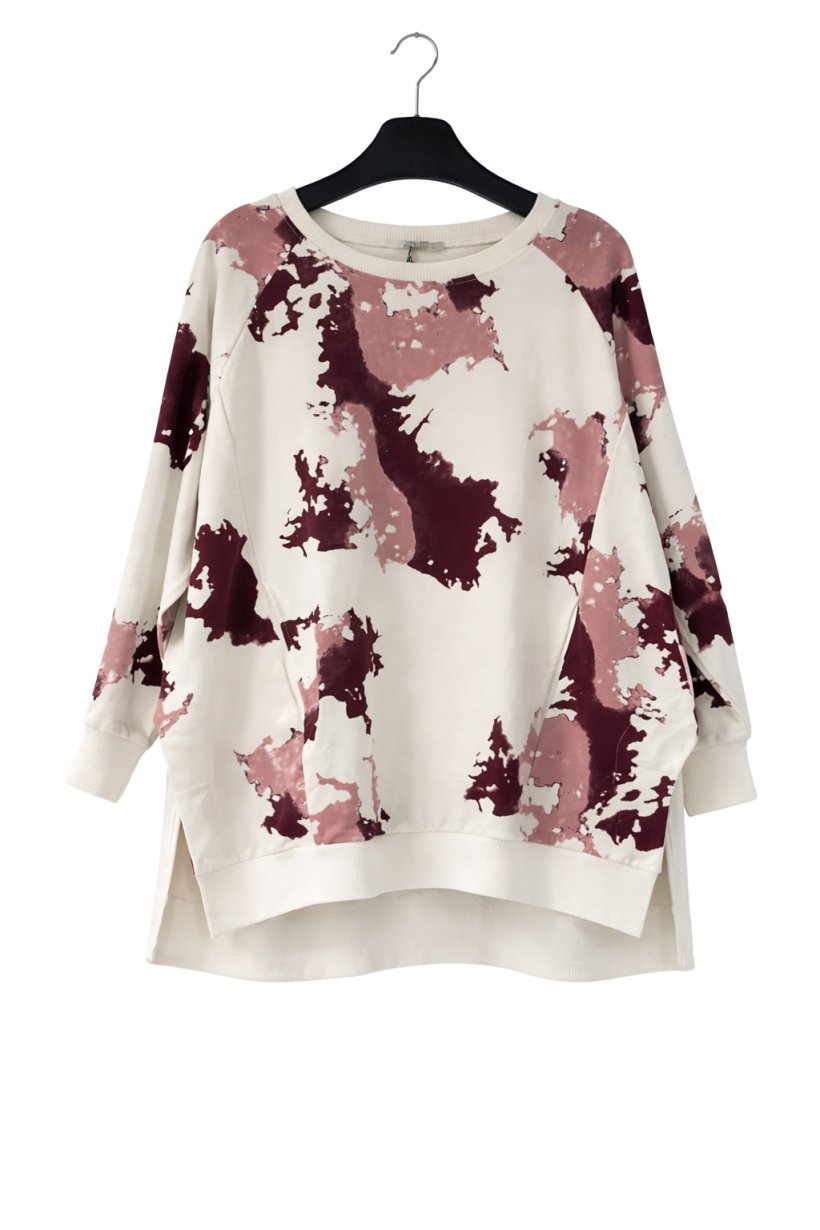 Bluza kleks megi różowa 1900