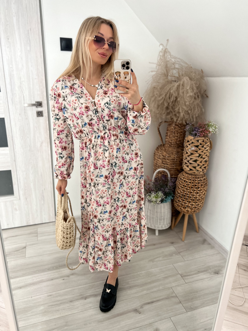 Sukienka kwiatki spring