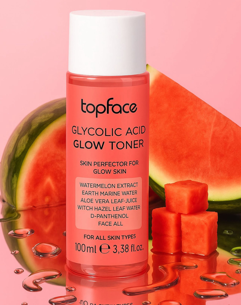 Tonik Rozświetlający z Kwasem Glikolowym - Topface - 100ml