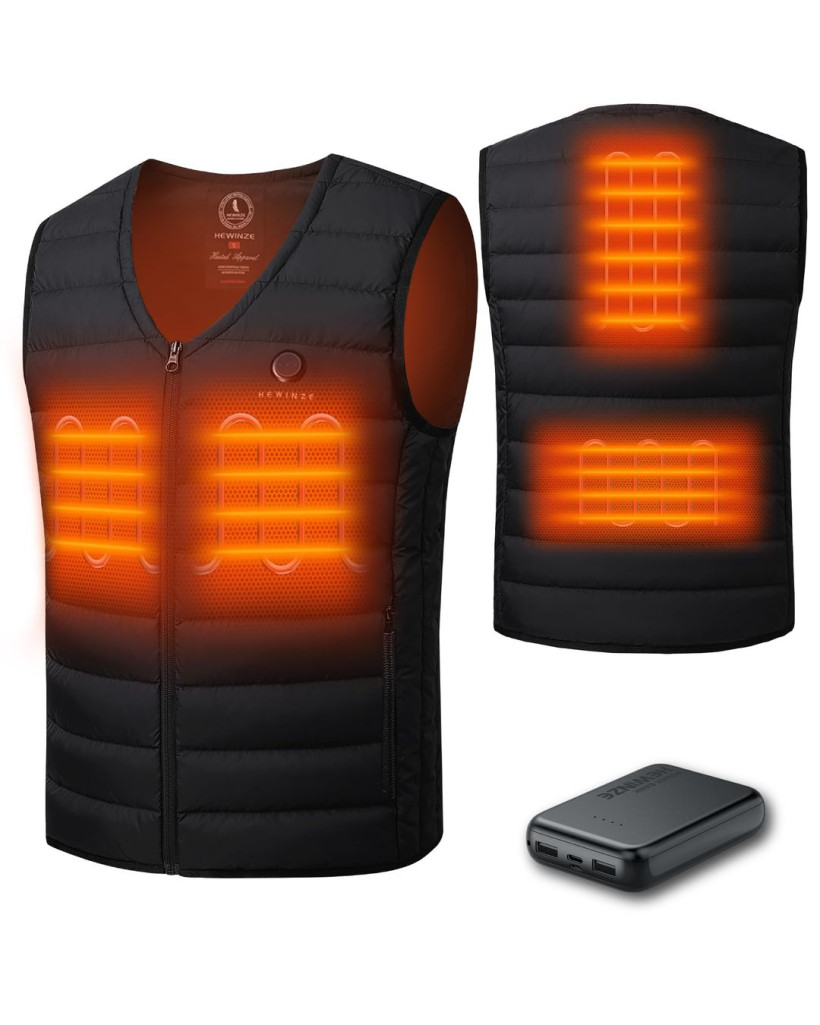 Podgrzewana kamizelka z powerbankiem XL