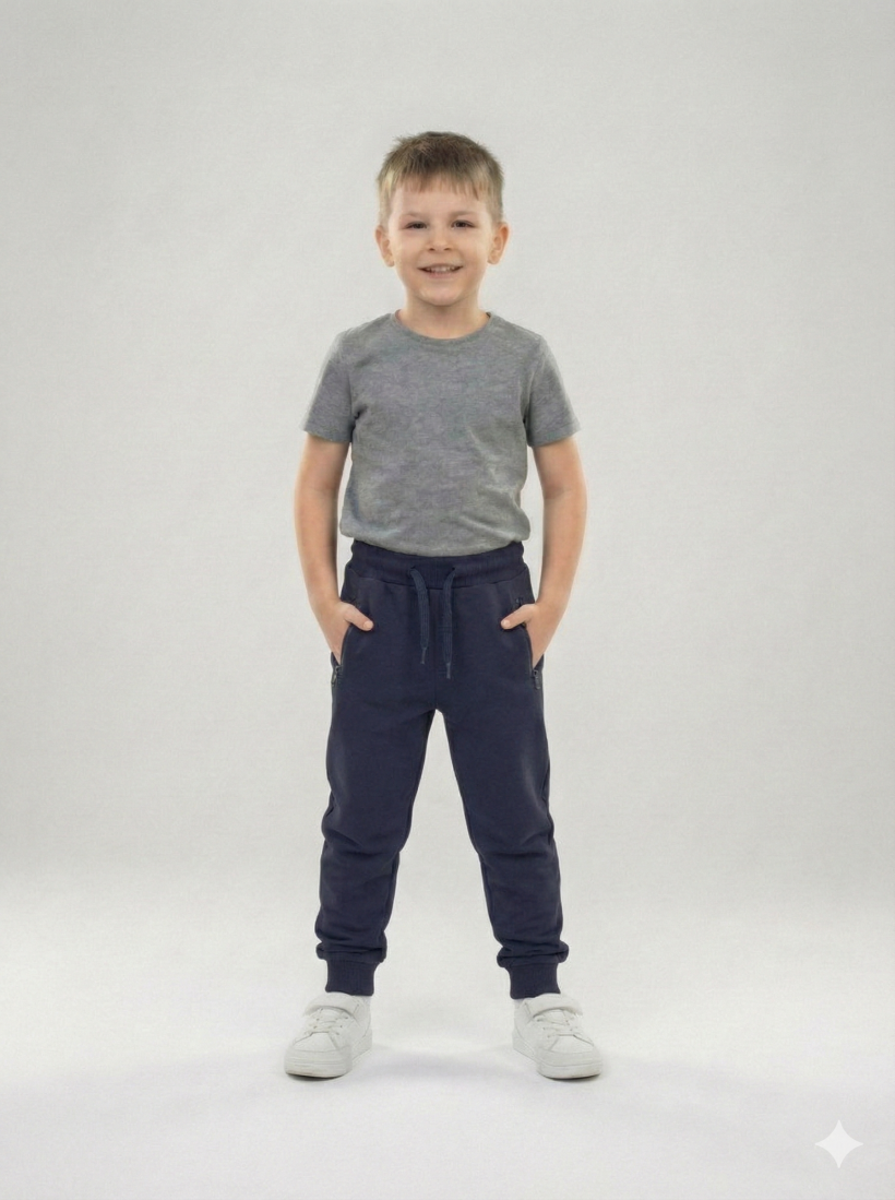 Spodnie dresowe 98-152 granat