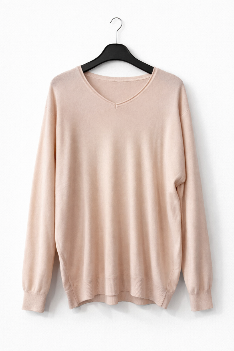 Sweter pudrowy róż 1906