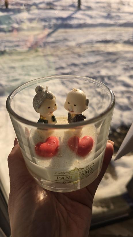 Świeca dzień babci i dziadka